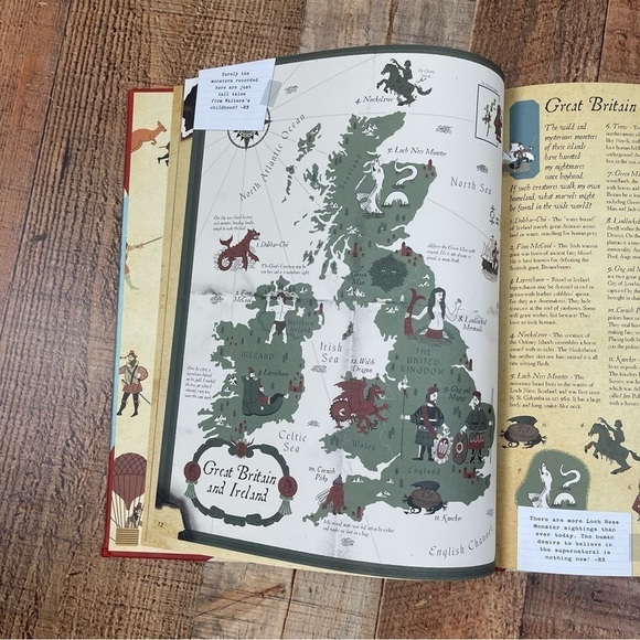 The Atlas of Monsters: Mythical Creatures from Around the World Hardcover - Picture 9 of 10